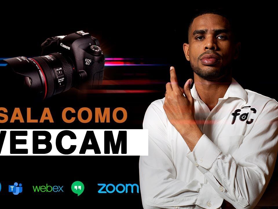 Usa tu camara canon como webcam